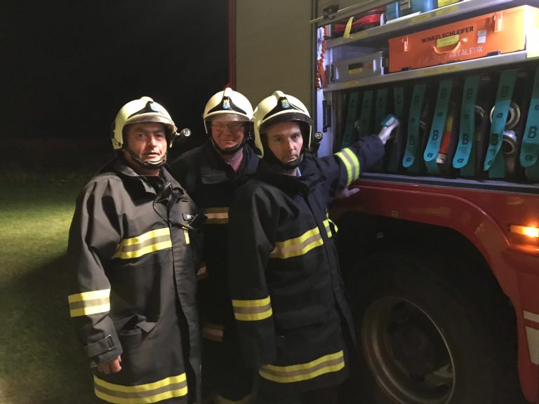 Einsatzübung Brand in landwirtschaftlichen Objekt