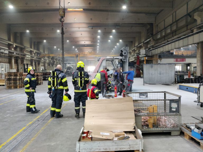Brandeinsatz – Staplerbrand