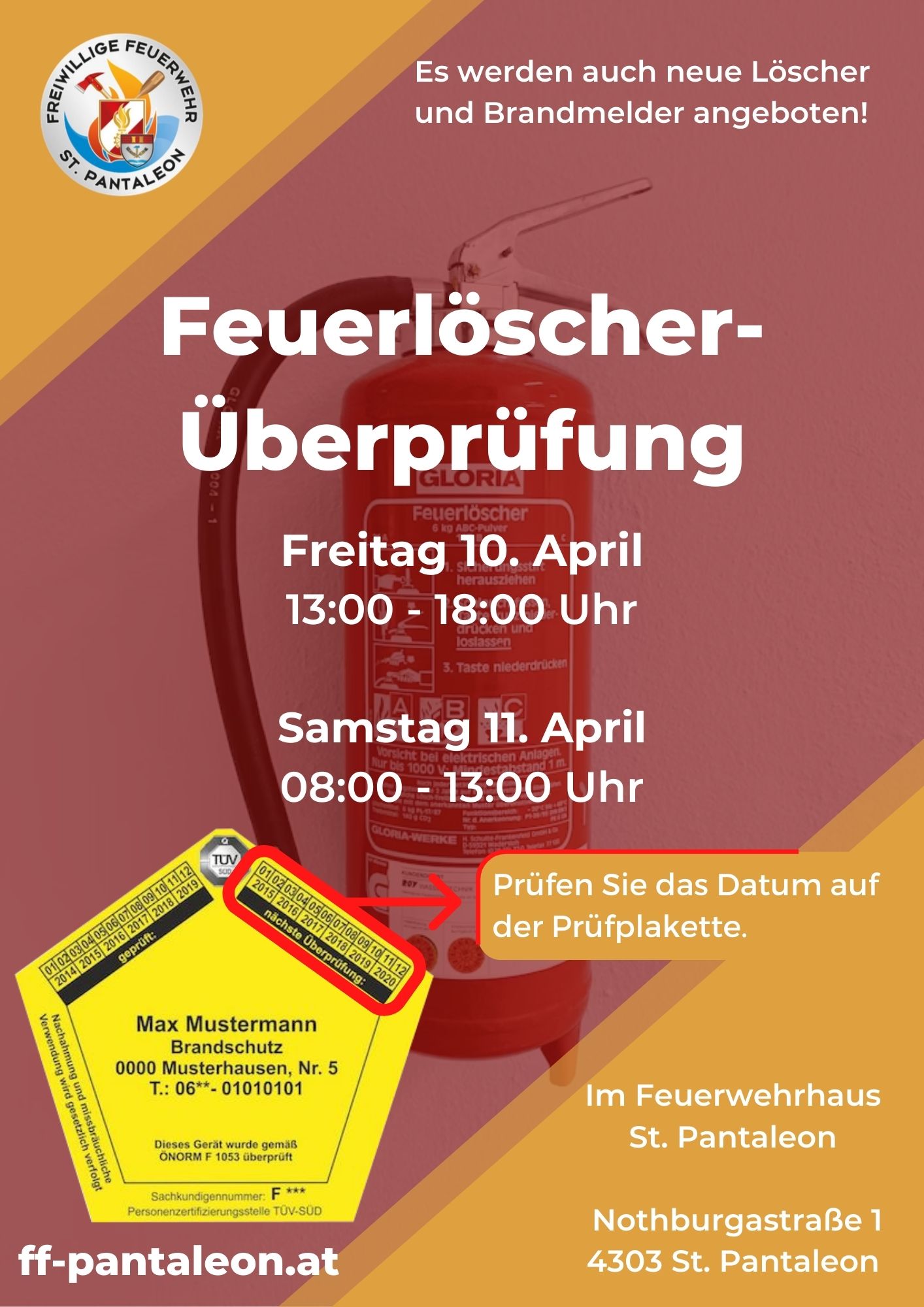 Flyer Feuerlöscher V
